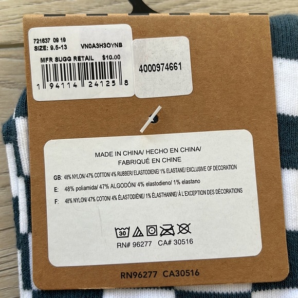 Checkered Vans socks - Picture 4 of 4
